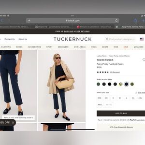 Tuckernuck Brown Ponte Ashford Pants